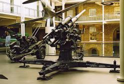 German 88mm Anti-Aircraft Gun and Argentine 20mm AA gun